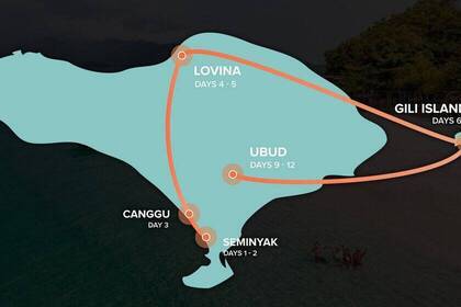 Reiseverlauf - 12 Tage Bali Erlebnisreise