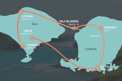 Reiseverlauf - 15 Tage Indonesien Rundreise