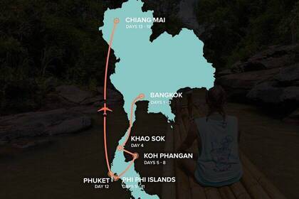 Reiseverlauf - 18 Tage Thailand Rundreise