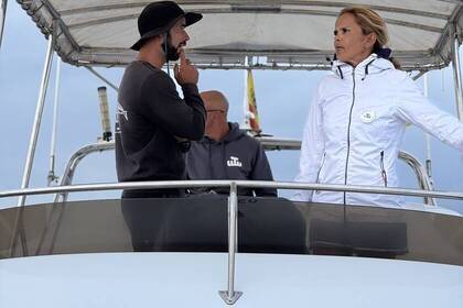 Arbeiten auf dem Boot 