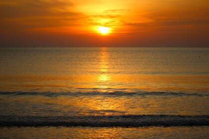 Sonnenuntergang am Strand