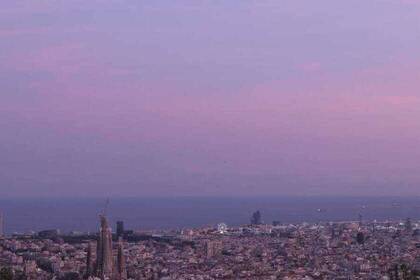 Ausblick Barcelona Park Grüell