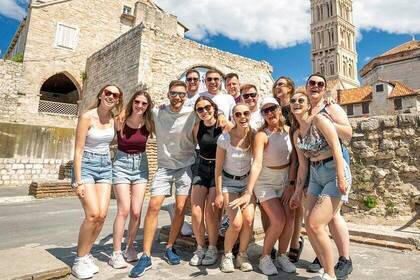 Gruppenfoto in Split