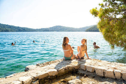 Volunteers am Meer in Kroatien