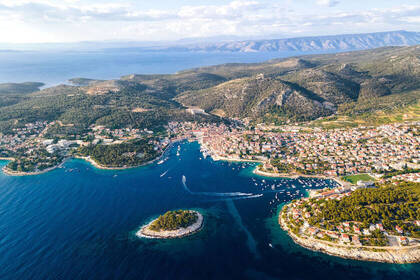 Blick über Hvar