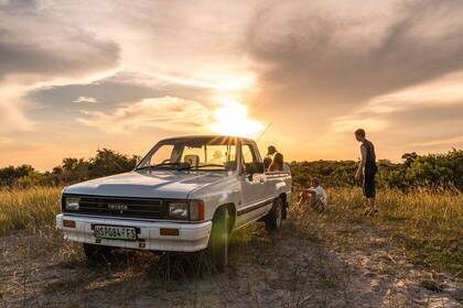 Sonnenuntergang Natur Südafrikas