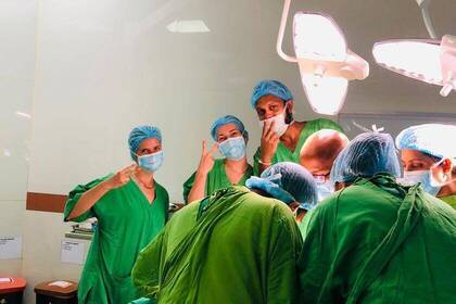 Volunteers im Krankenhaus