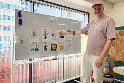 Volunteer während der Orientierungswoche