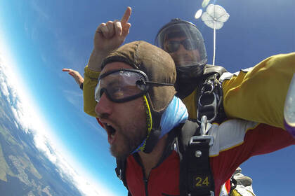 Skydiving in Neuseeland