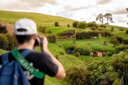 Ausblick auf Hobbiton