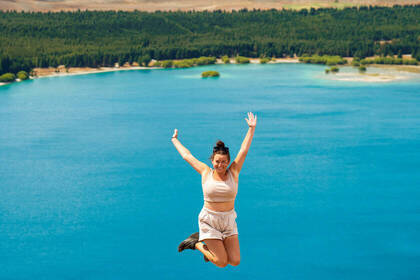 Mount John und der Lake Tekapo