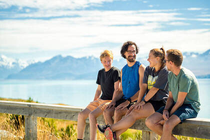 Gruppe im Norden Neuseelands