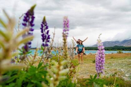 Gemeinsam am Lake Tekapo