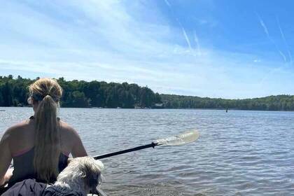 Kayak-Tour auf dem See