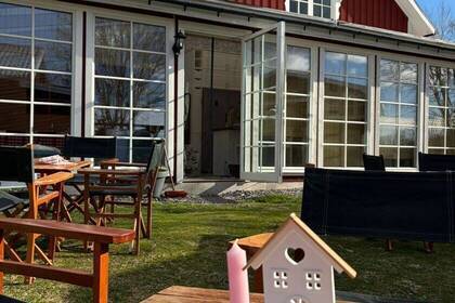 Cafe bei der Farm in Schweden