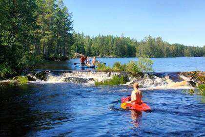 Gemeinsame Tour mit dem Kayak