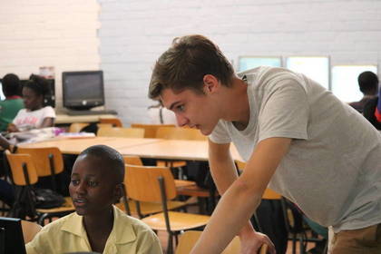 Computer und IT Unterricht Freiwilligenarbeit in Namibia