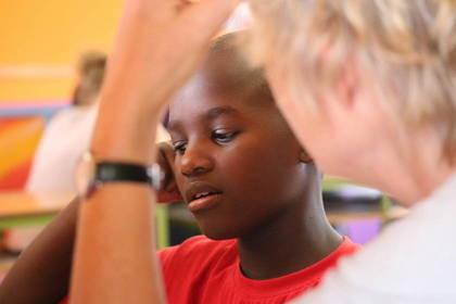 Hausaufgabenhilfe Projekt in Namibia