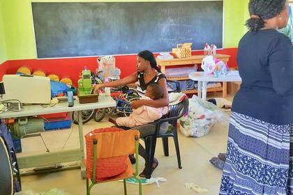 Arbeit mit Kinder für Volunteers in Windhoek