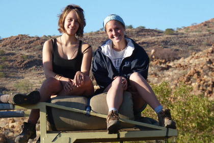 Safari drive Namibia Volunteering