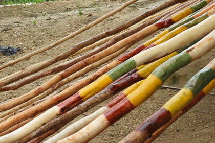 traditionelle Bauweise Tansania Afrika