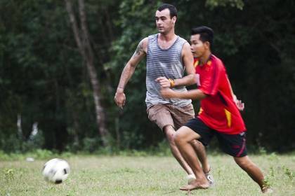 Volunteering soccer Thailand