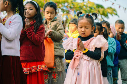 Freiwilligendienst an der Schule in Nepal