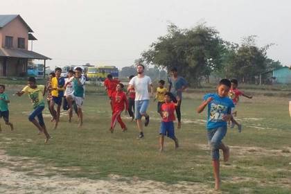 Sport Unterrichten als Volunteer in Nepal