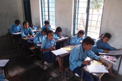 Unterrichten in Nepal