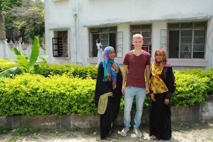 Volunteering with young people in Tanzania