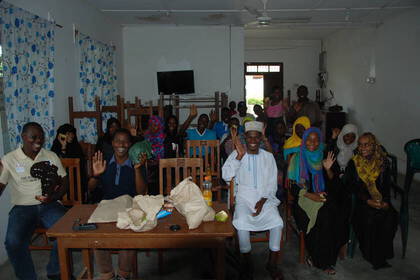 Klassenzimmer auf Sansibar