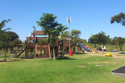 Spielplatz im After School Club in Kapstadt