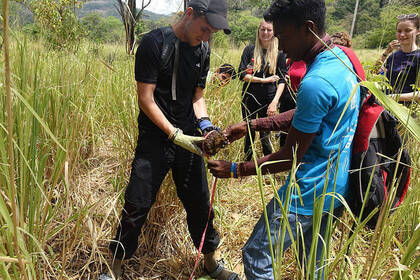 Enge Zusammenarbeit mit den Mitarbeitenden des Projektes