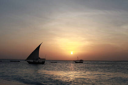 Fischerboot auf dem Meer