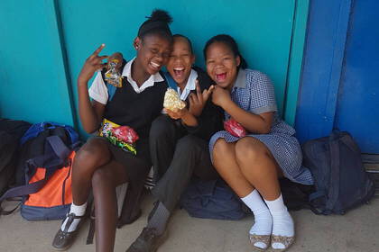 Kinder unterrichten in Namibia