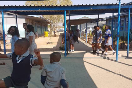 Freiwilligenarbeit an einer Grundschule in Namibia