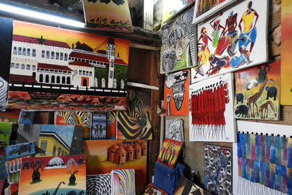 Sansibar: Beim Künstler