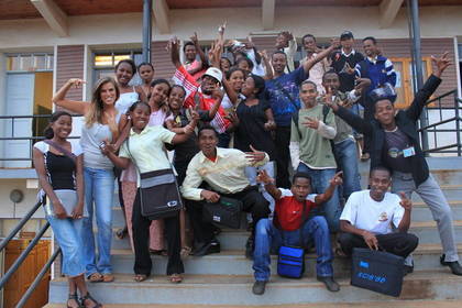 An einer weiterführenden Schule unterrichten Südafrika