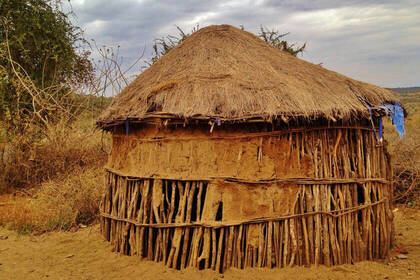 Maasai hut