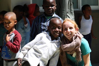 Soziale Arbeit an der Kinderstätte in Südafrika