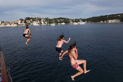 Freiwillige Boot Italien