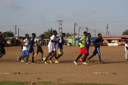 Fußball Volunteer Ghana Freiwilligenarbeit