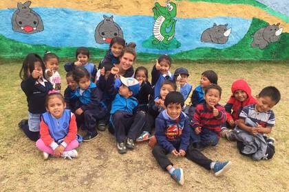 Volunteering in a kindergarten in Ecuador