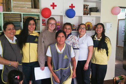 Your team in the volunteer project in Quito