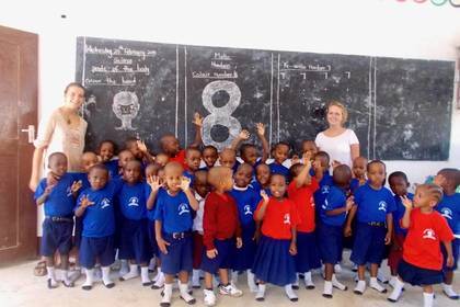 Schulkinder Vorschule Sansibar