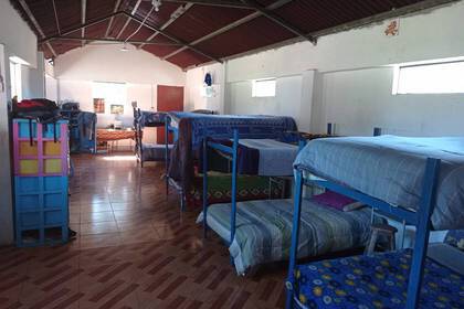 A acomodação no orfanato em Cusco