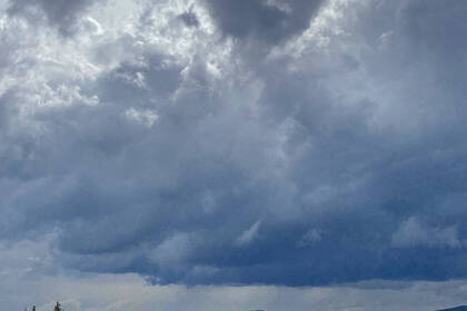 Dramatische Wetterstimmung in Lappland