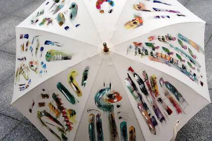 Volunteering in Art Therapy - Painted Umbrella