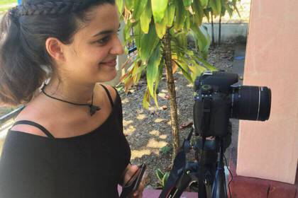 Volunteer beim Fotografieren