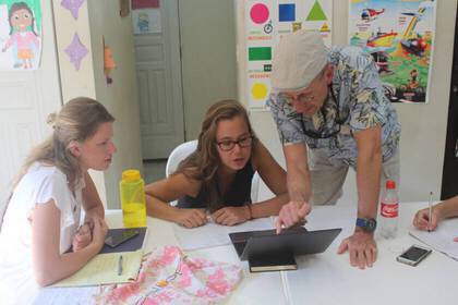 Volunteers im Social-Media-Projekt in der Dominikanischen Republik